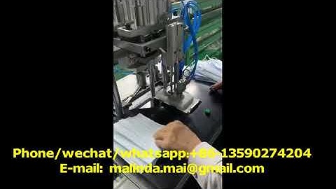 Semi Automatic Face Mask Earloop Welding Machine