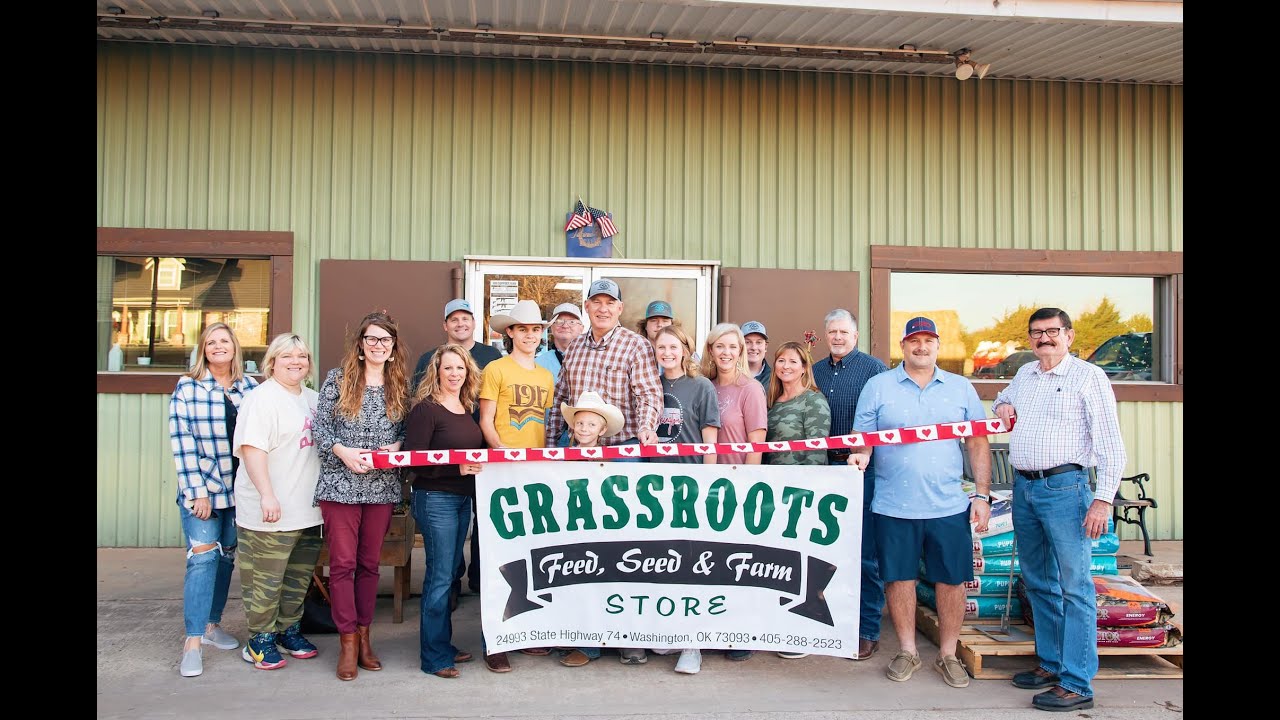 Heart of OK Chamber Ribbon Cutting for Grassroots Feed, Seed & Farm