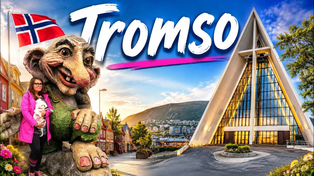 Am ajuns în Capitala Arcticii,TROMSO-Localnici în pantaloni scurți ,Noi înghețăm de frig