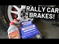 Racing Brake Setup for the GC8 Rally Car Before The Next Big Rally Race