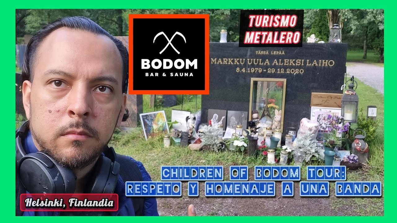 Children Of Bodom Tour: Tumba de Alexi Laiho y Bodom Bar & Sauna