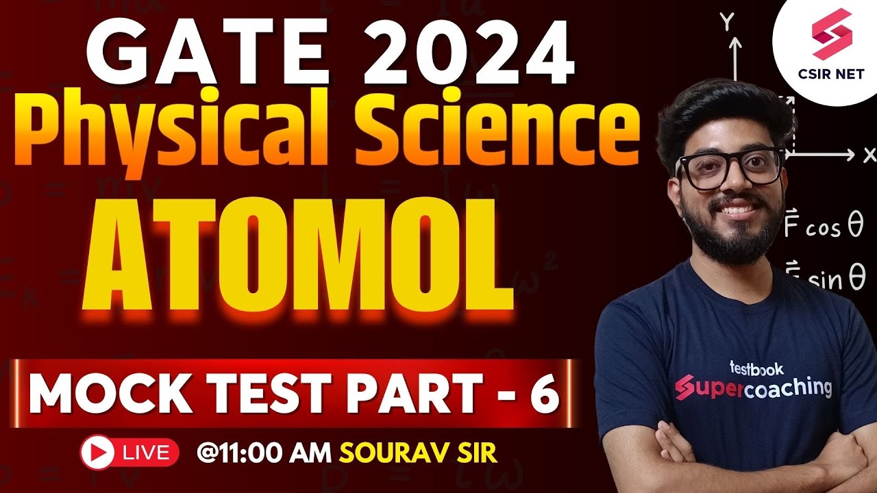 CSIR NET 2024 Physical Science | Solid State Mock Test | GATE 2024 | Part - 6 | by Sourav Sir