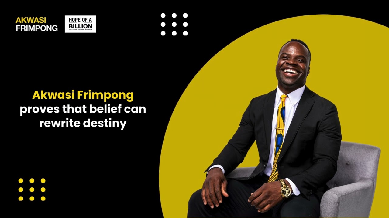 A dream is powerful.But a dream with purpose changes lives.