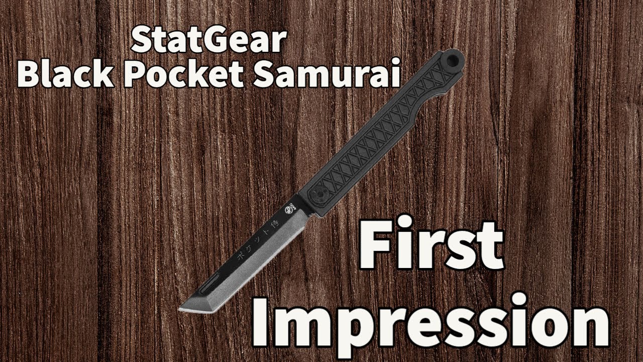 First Impression - StatGear Black Pocket Samurai Slipjoint