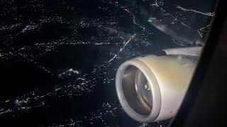 Thai Airways Airbus A350-900 takeoff from Jakarta Soekarno-Hatta 25R