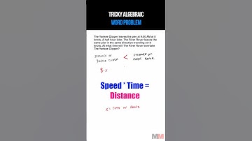 Tricky Algebraic Word Problems
