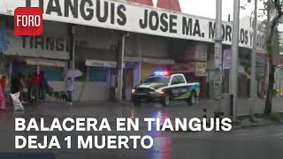 Persecución y balacera en tianguis de Puebla deja un criminal abatido - Las Noticias