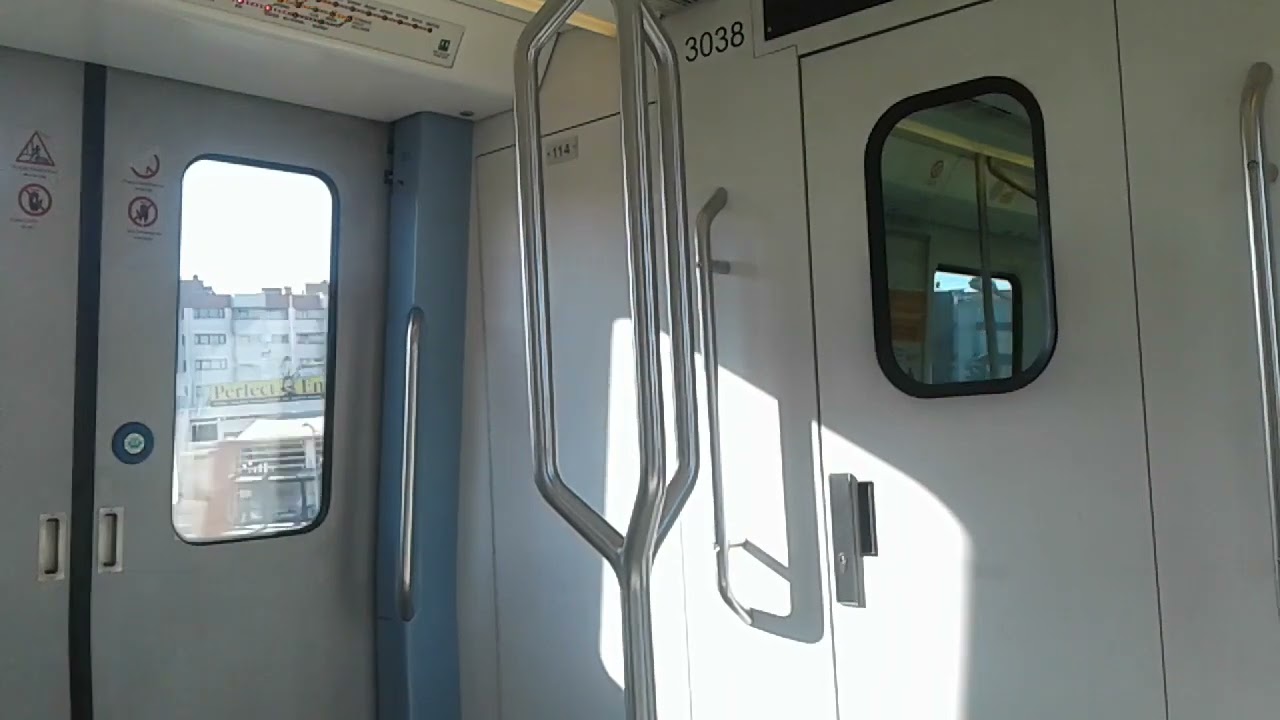 ANKARA METROSU BATIKENT VE BATI MERKEZ YOLCULUK YOLCU KAMERASINDAN