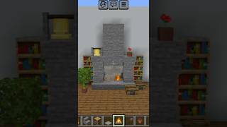 Minecraft Fireplace 🔥 Cozy House Decoration! || Royal Gaming #shorts