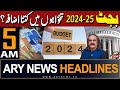 Ary news 5 am headlines 24th may 2024  kpk budget 2024 25  how much salary increase