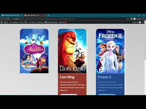 Wordpress Elementor Card slider | Elementor Image slide toggle