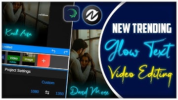 Trending Glow Text+Bling Effect Lyrics Video Editing | Alight Motion+Node Video Tutorial Hindi | EFU