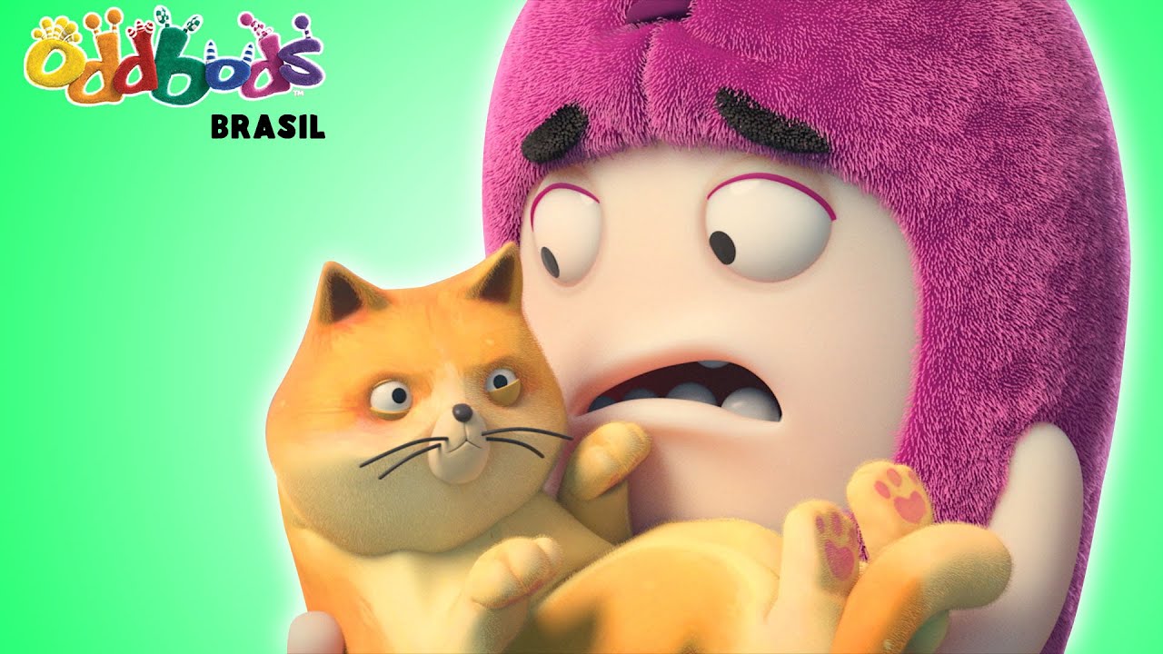 ⁣Oddbods | Gatinho Fofinho | Desenho Infantil | Oddbods Brasil