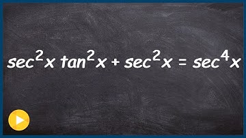 How to verify a trig identity by factoring