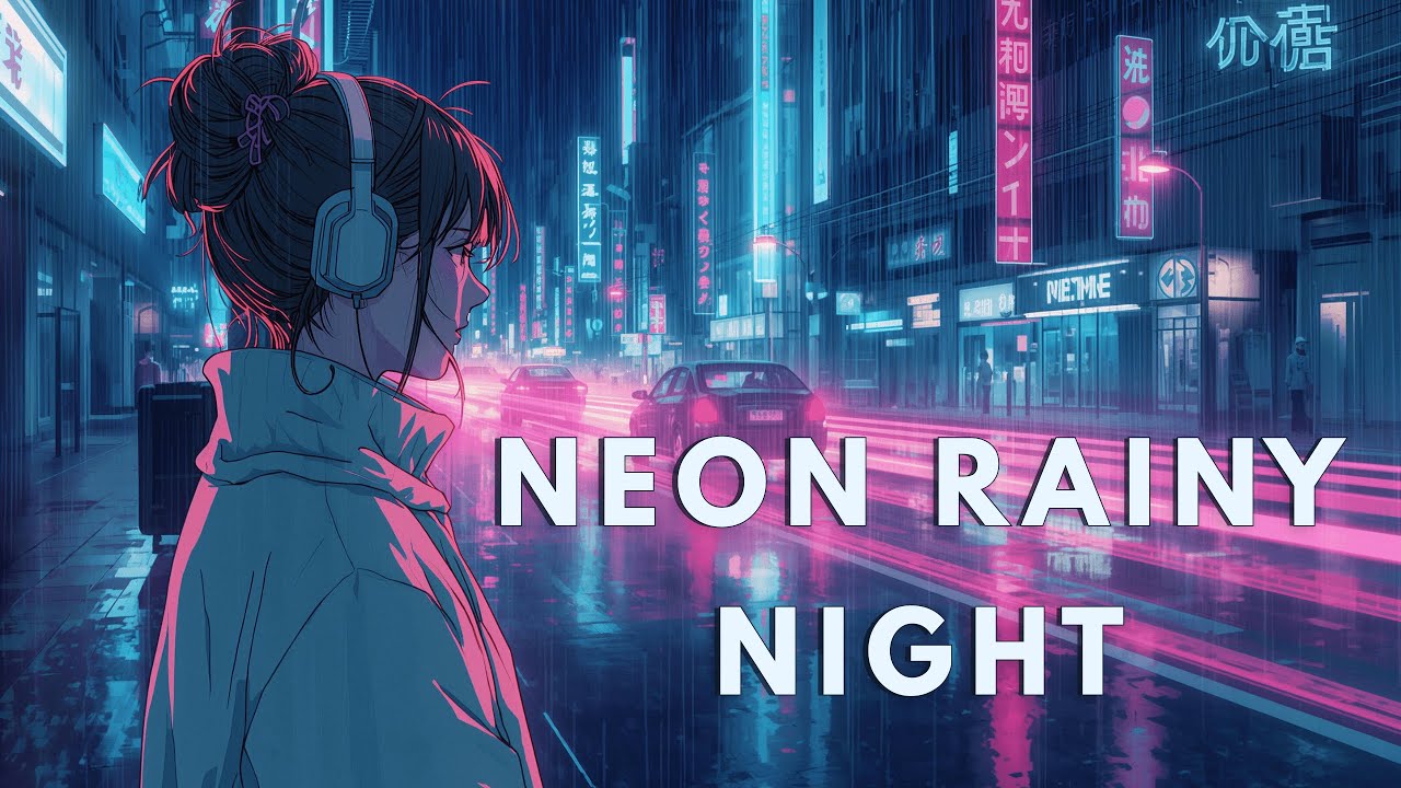 Rainy Night R&B 🌧️ Neon City Lights | Chill & Emotional Late Night Vibes