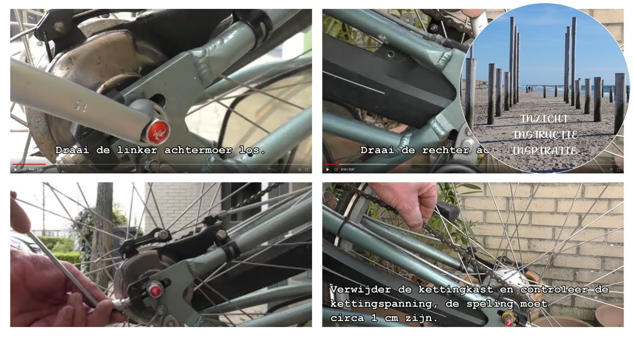 Fietsketting spannen, met kettingspanners je ketting spannen!