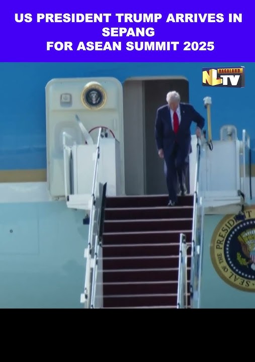 US PRESIDENT TRUMP ARRIVES IN SEPANG FOR ASEAN SUMMIT 2025