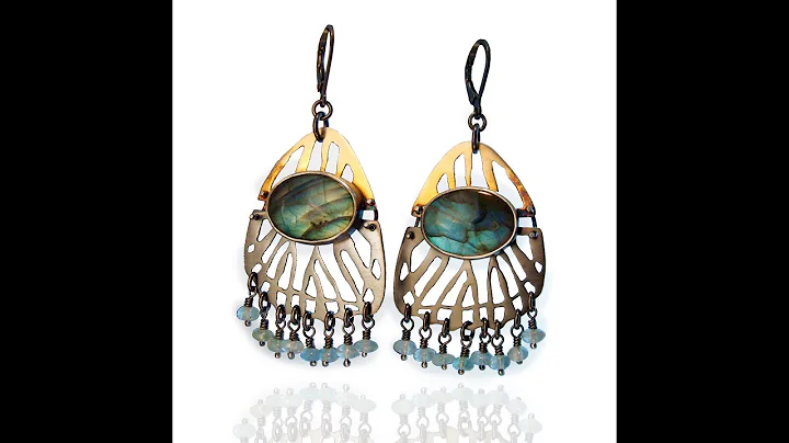 MELODY ARMSTRONG - BUTTERFLY WING EARRINGS