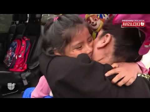Así fue el reencuentro de Alan, Ashley y Yanis, con su madre en Estados Unidos