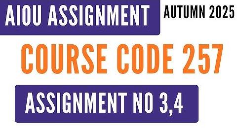 AIOU Code 257 Fruit Production (پھلوں کی پیداوار) Solved Assignment No.3 & 4 | Autumn 2025 | SSC