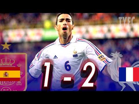 🇫🇷 France 2–1 Spain 🇪🇸 | Euro 2000 Quarter-Final