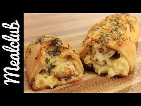 Video: Hähnchenröllchen Mit Käse Und Knoblauch