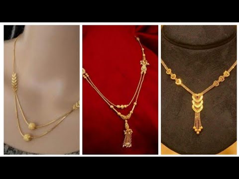 beautiful and upcoming necklace Gold jewellery design lightweight ...