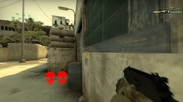 CS:GO Dust 2 Competitive ACE Clutch MP9