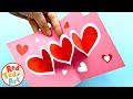 Super easy pop up heart card diy for mothers day or valentines