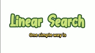 Full Array ADT - Linear Search Concept Simply Explained | #dsa #array Guide