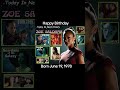 Happy birthday Zoe Saldana, born June 19, 1978.