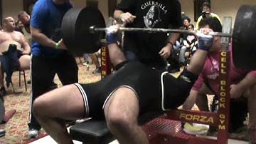 Brandon Lilly - 650lbs. Bench Press || SPF Cell Block Classic Powerlifting Meet 2009