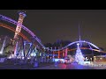 Driving Our Car INSIDE a Theme Park! - Six Flags Magic Mountain Holiday in the Park Drive Thru