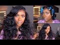 Perfect Voluminous Deep Side Part FlexiRod Set using ONLY 6 Flexirods|Wiggins Hair