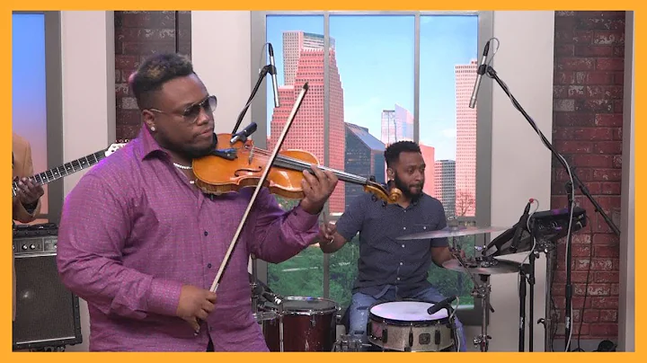 Violinist Dominique Hammons performs his song "Bre...