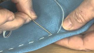 Learn how to use a running stitch as topstitching.