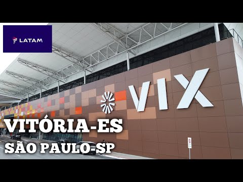 AEROPORTO DE VITORIA-ES -  VOANDO LATAM PARA SÃO PAULO-GRU   AIRBUS A 319 - TRIP REPORT
