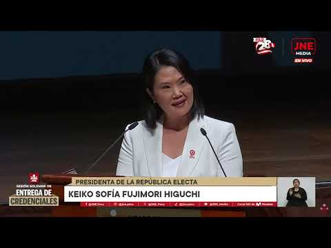 Resumen: KEIKO FUJIMORI habla como presidenta electa por primera vez