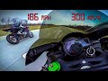 Kawasaki Ninja H2 vs BMW S1000RR - 10 minutes of PURE ADRENALINE Top Speed +200 MPH +330 KM/H