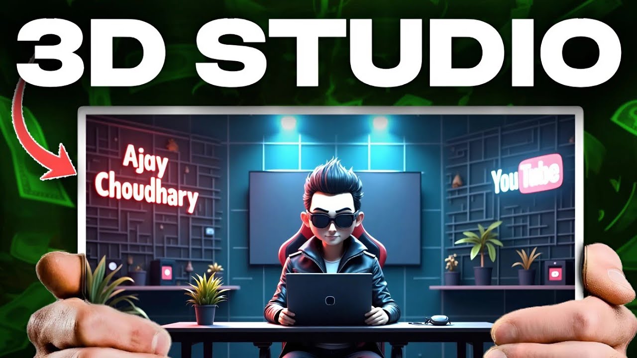 How to Create 3D Studio In Mobile | Create 3D Studio in Alight Motion