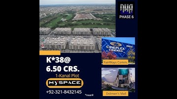 DHA Lahore Phase 6 Black K 1-Kanal Plot for Sale