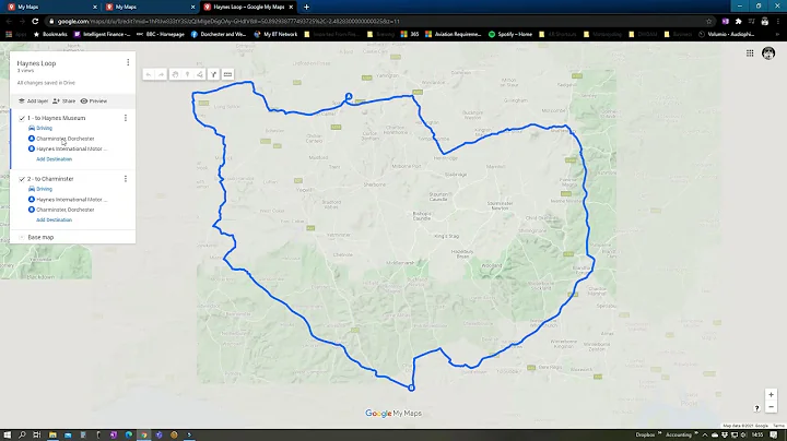 Route Planning with Google My Maps