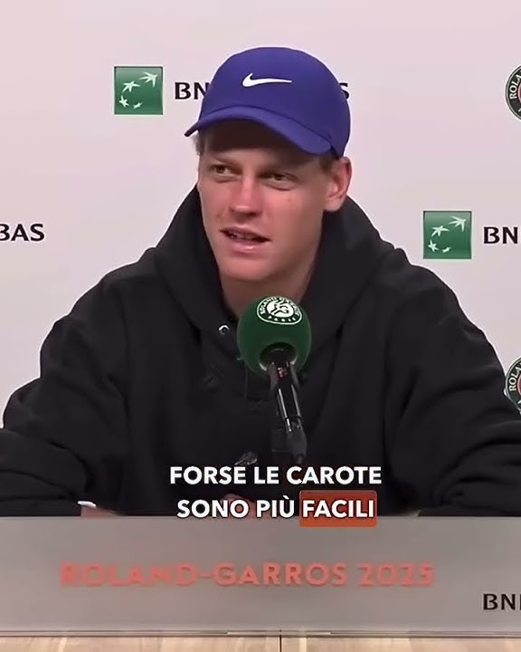 Foxes or Carrots? Jannik Sinner gives his answer- Roland-Garros 2025 🦊 vs. 🥕