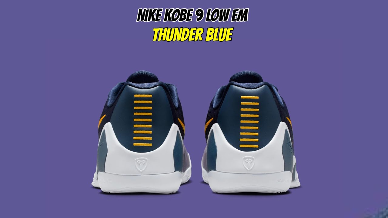 Nike Kobe 9 Low EM Thunder Blue - YouTube