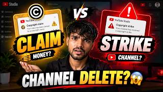 1 Copyright Strike = Channel Deleted Here's the Truth (Claim vs Strike)