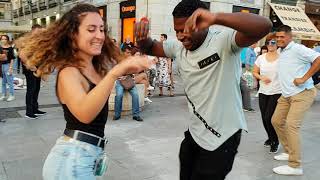 Española me deja k.o bailando Salsa 🔥