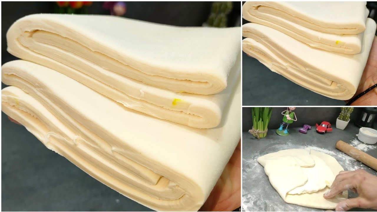 هاد العجينة المورقة علاااامة خبيها في عينيك مليح مليح مليح..لجميع انواع المملحات و السكريات جربوها 👌