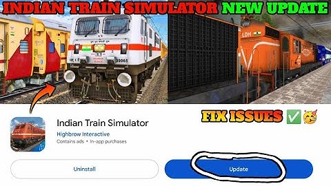 Indian Train Simulator New Updated Issues Fixed || Coach Increased | Bugs Fix | Rail Gaming world