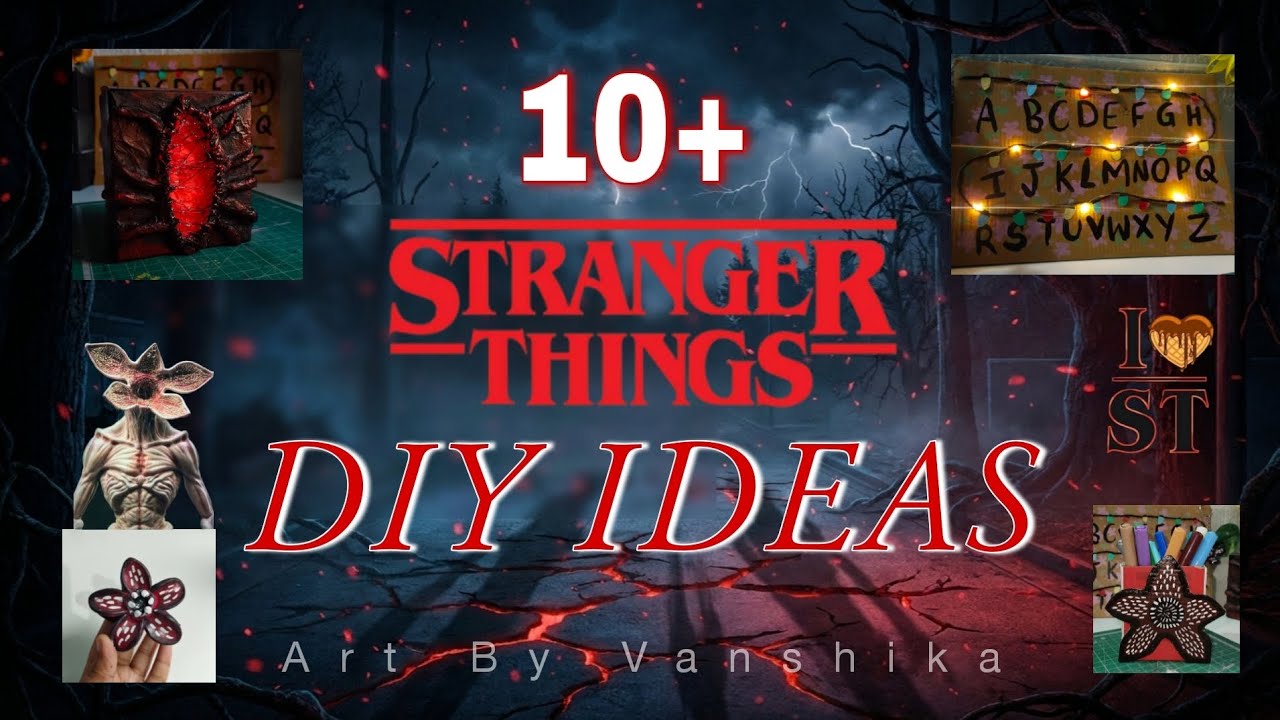 10+ Stranger Things DIY Ideas❤️ | Art By Vanshika