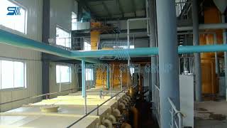 1500TPD soybean oil solvent extraction workshop video